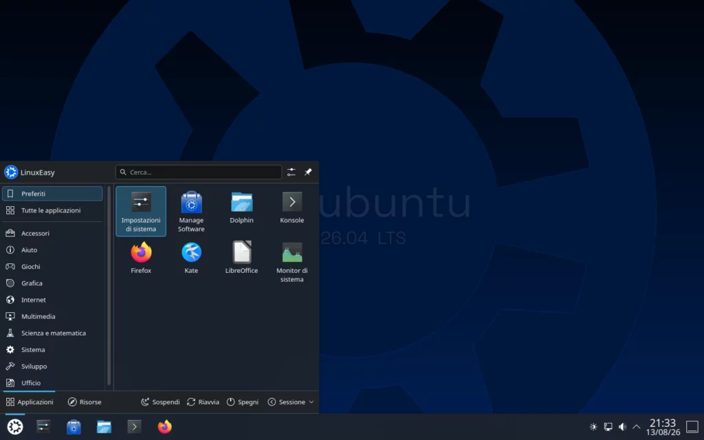 kubuntu 26.04 LTS
