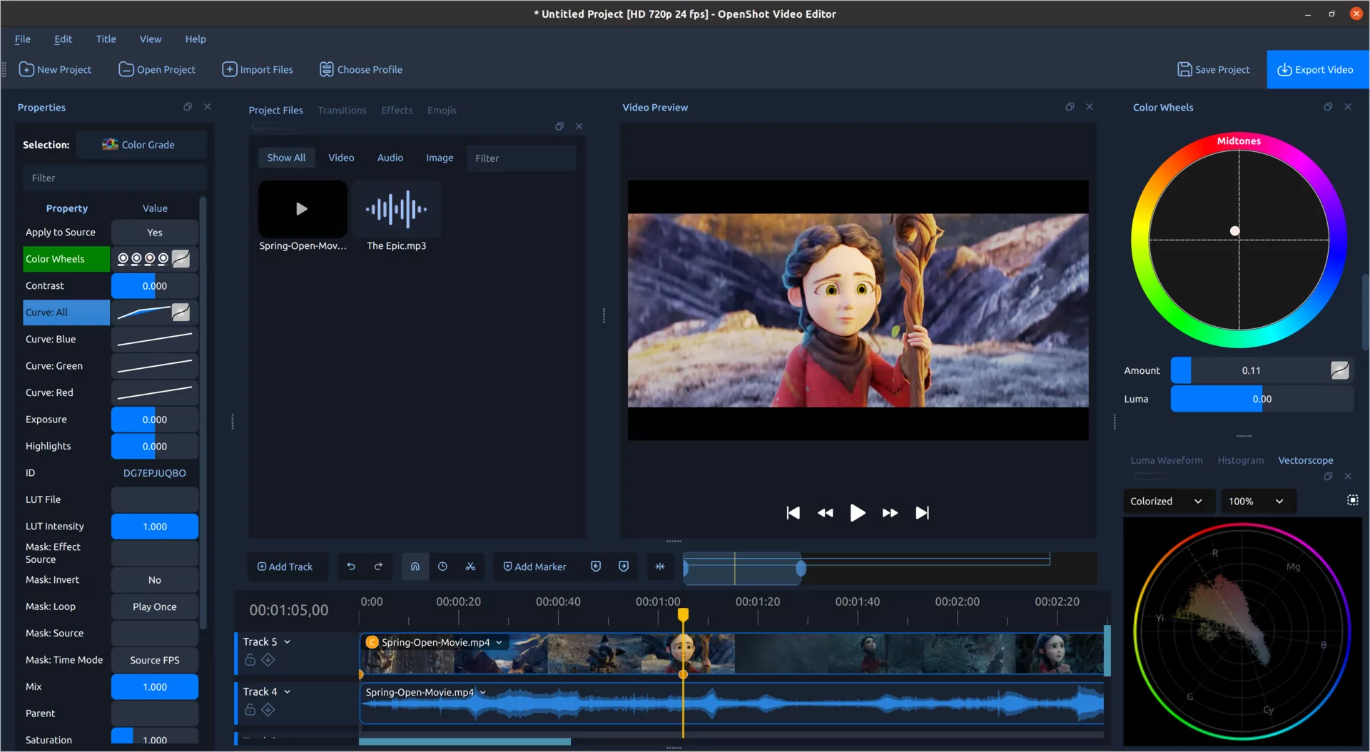 Scopri di più sull'articolo OpenShot 4.0 arriva con Qt 6, color grading e nuovi strumenti per il video editing