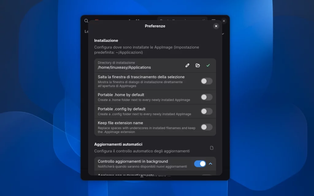 AppManager Settings