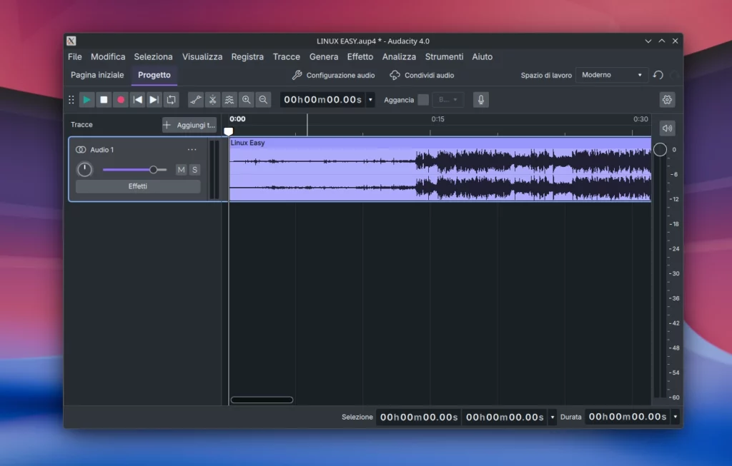 Audacity 4.0 Linux