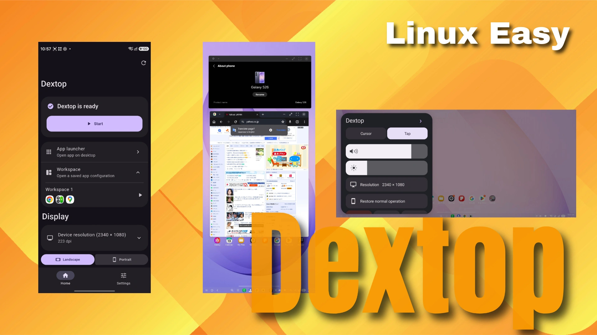 Scopri di più sull'articolo Dextop trasforma lo smartphone Android in un vero ambiente desktop