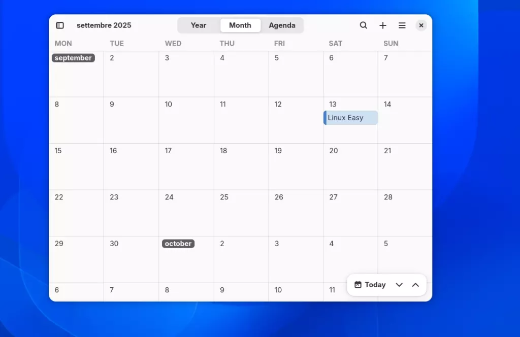 Era Calendar GNOME