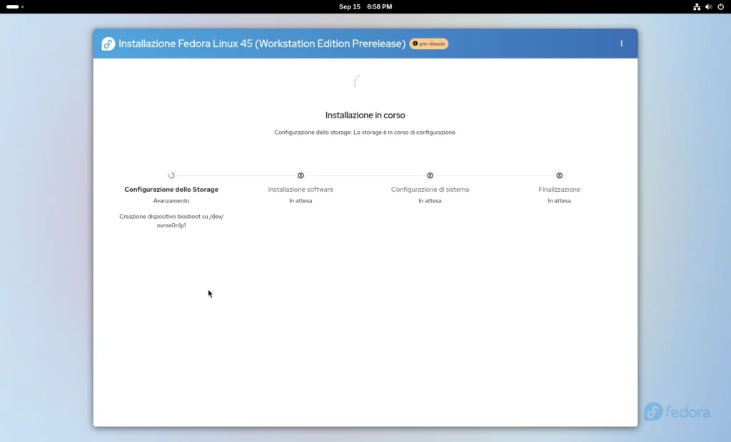 Fedora 45 Installer