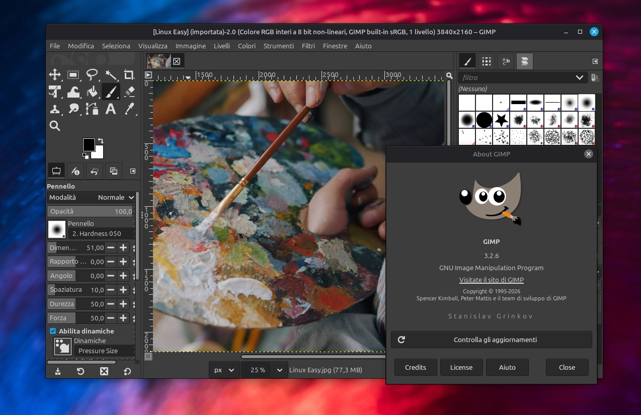 Scopri di più sull'articolo GIMP 3.2.6 Rilasciato: ecco le principali novità