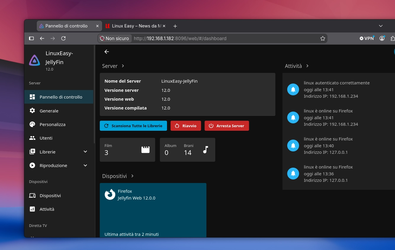 Scopri di più sull'articolo Jellyfin 12.0 disponibile: il server multimediale open source fa un importante salto di qualità