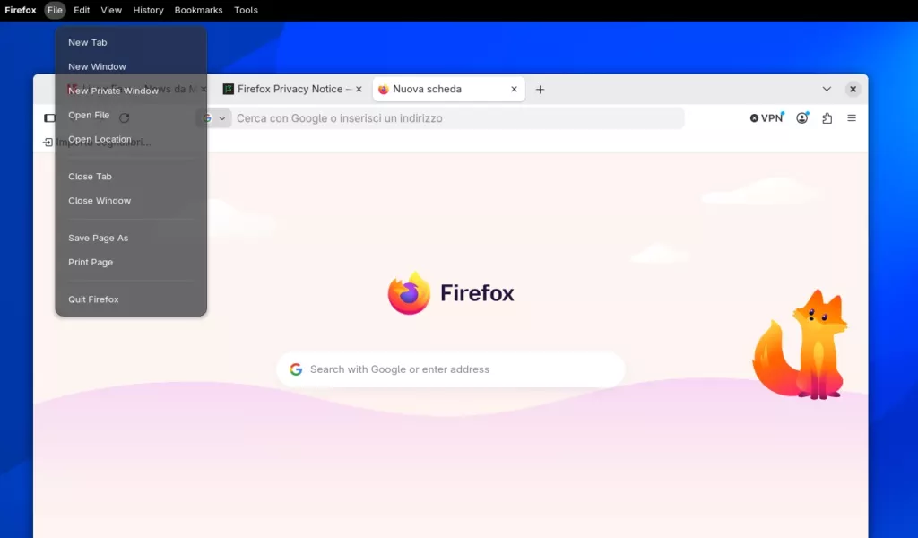 Orbit Global Menu Linux