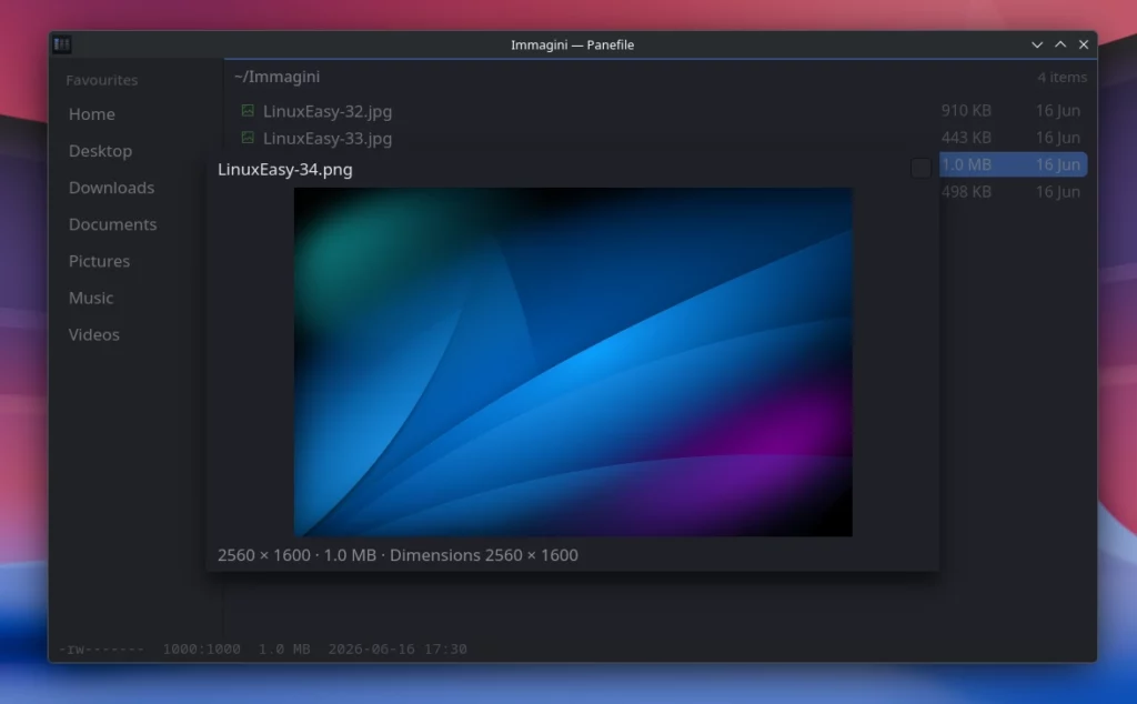 Panefile Image Preview