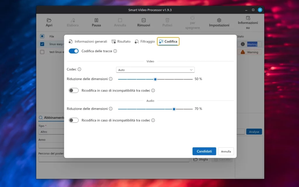 Smart Video Processor Settings