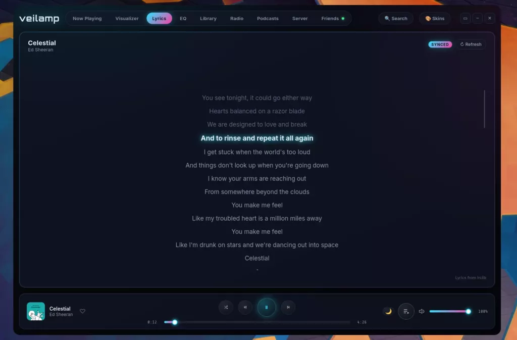 Veilamp Lyrics