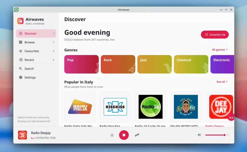 airwaves KDE Linux