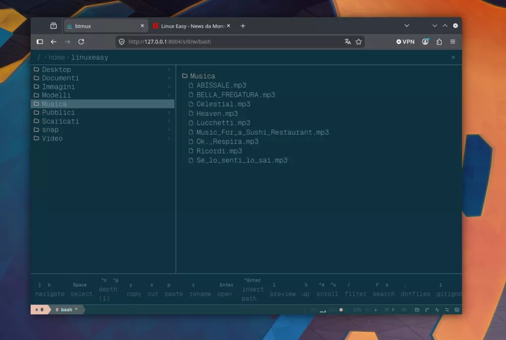 btmux file explorer