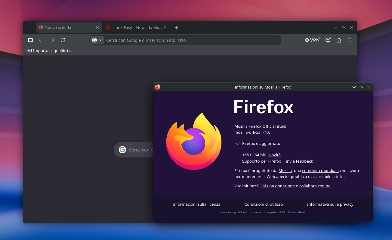 Scopri di più sull'articolo Firefox 155 arriva con nuove funzioni AI, privacy e importanti novità per Linux