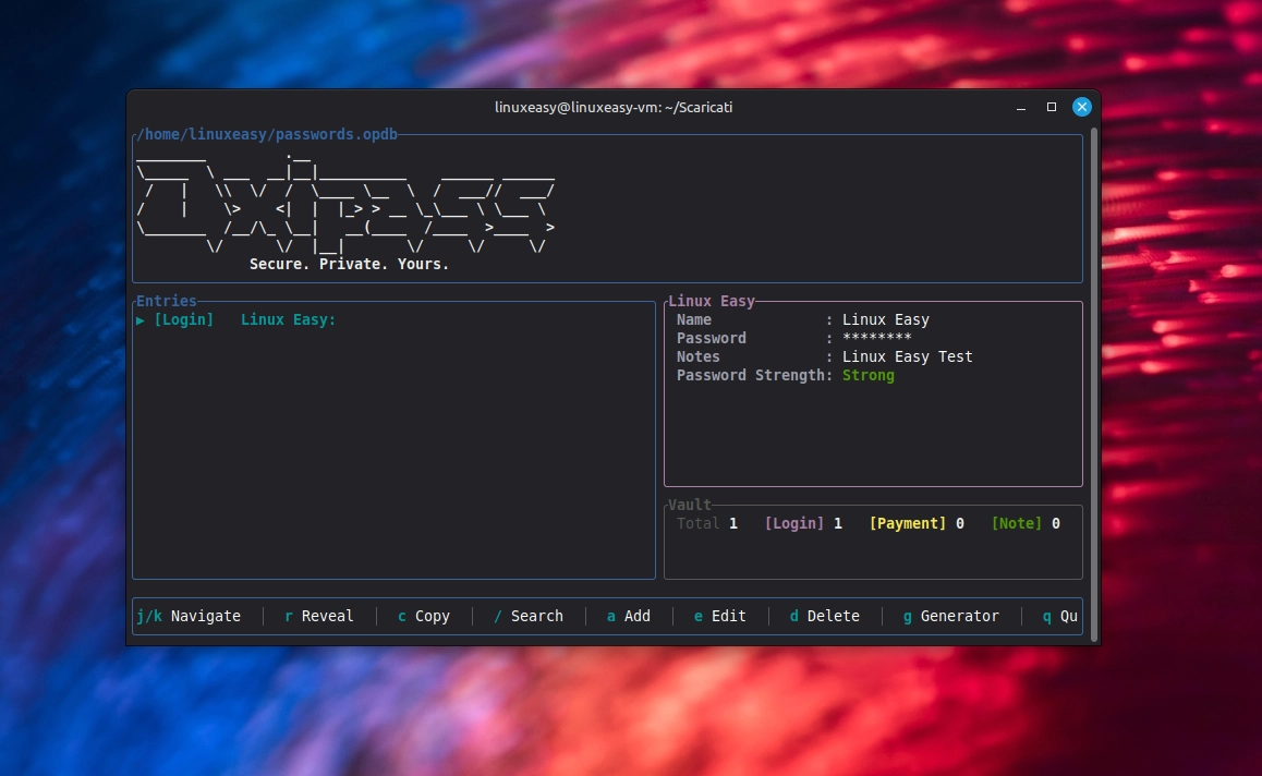 Scopri di più sull'articolo OxiPass TUI password manager Rust pensato per il terminale Linux
