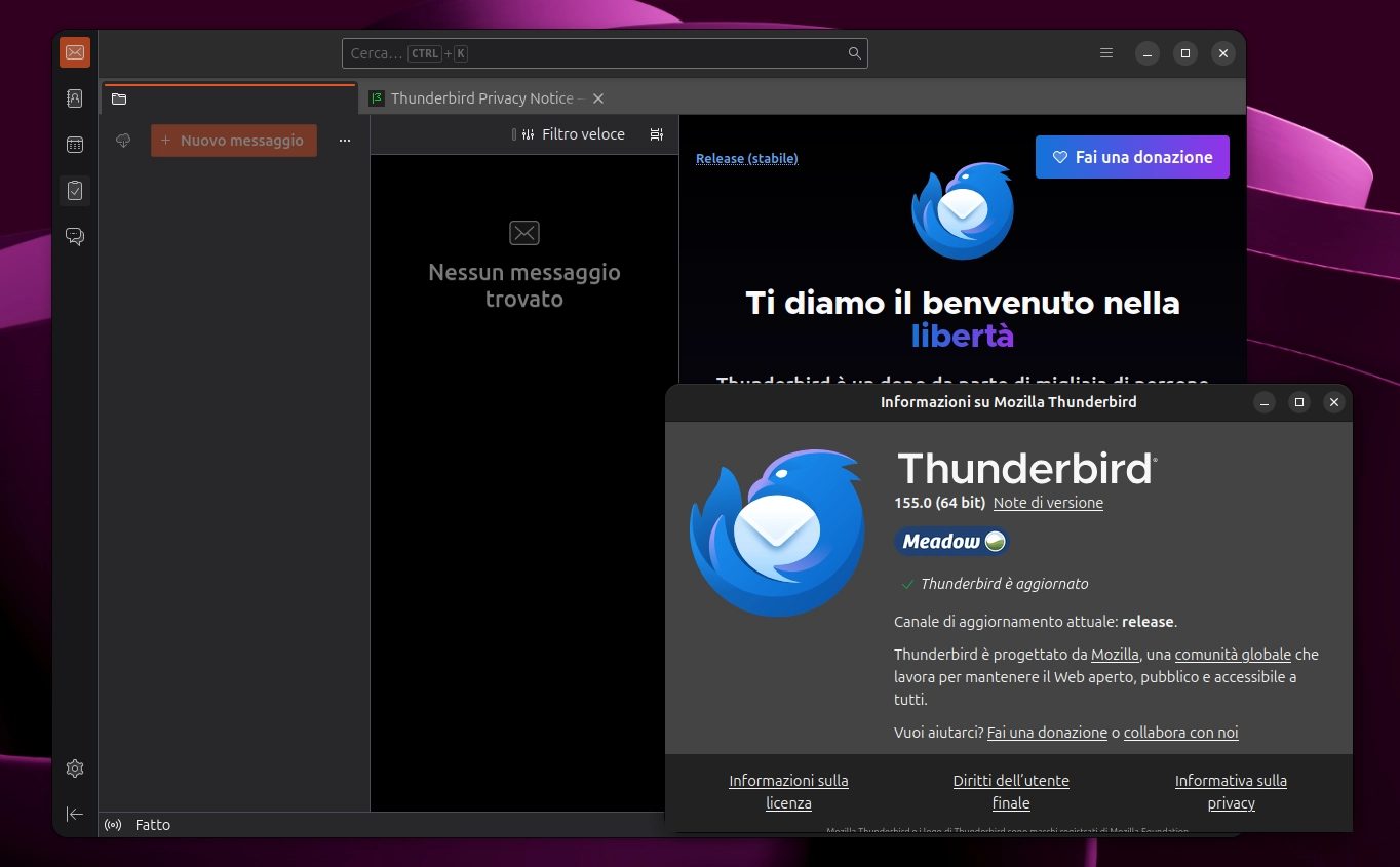 Scopri di più sull'articolo Thunderbird 155 migliora OAuth, sicurezza e gestione della posta su Linux