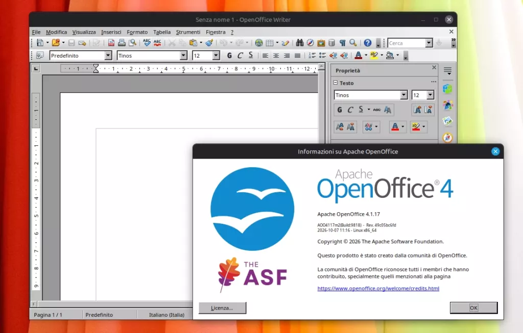 Apache OpenOffice 4.1.17