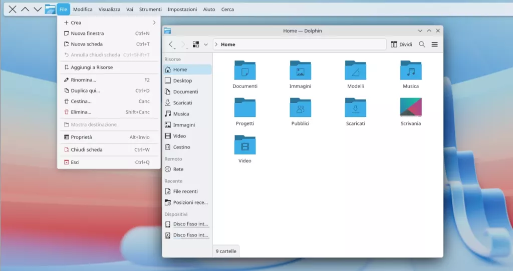 Application Title Bar with App Menu