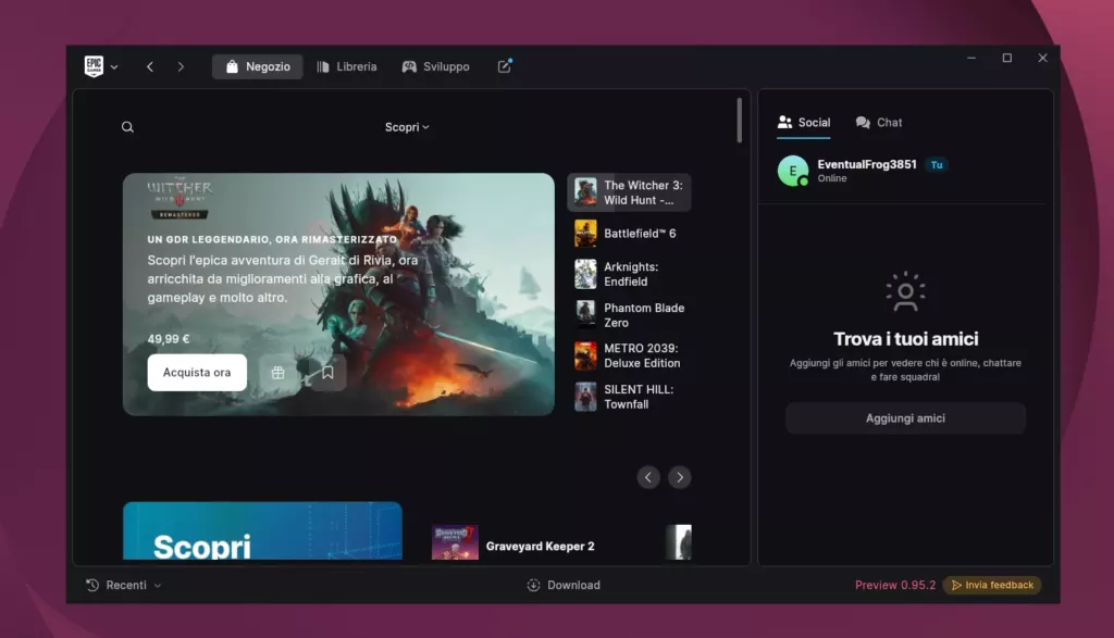 Epic Games Launcher Linux
