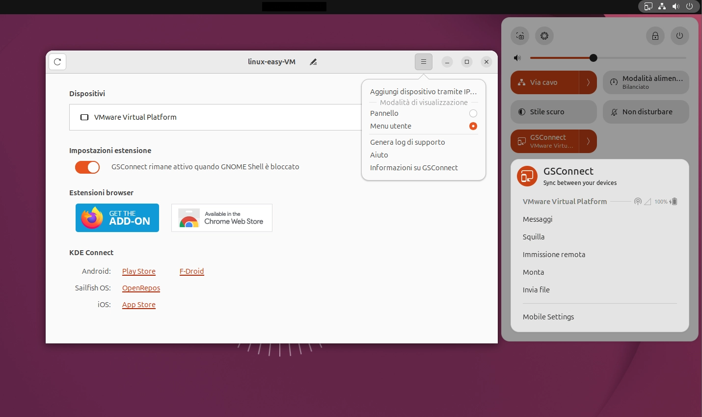 Scopri di più sull'articolo GSConnect integrare KDE Connect in GNOME Shell