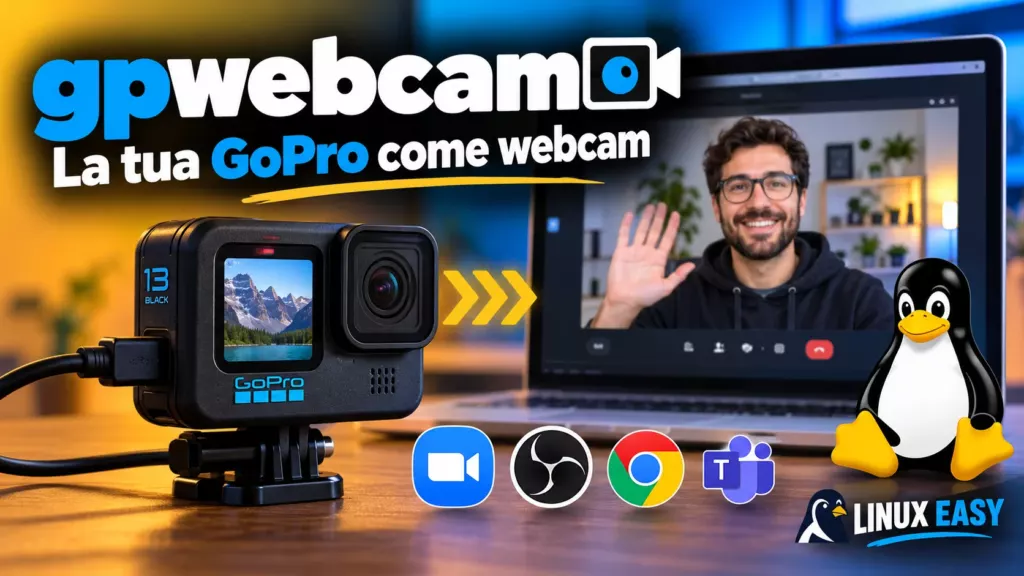 GoPro come webcam su Linux