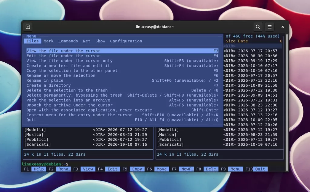 Holos Commander Settings