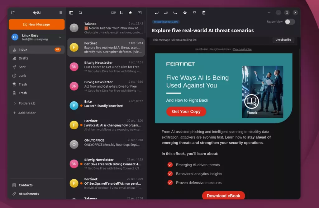 Hylki Ubuntu Linux