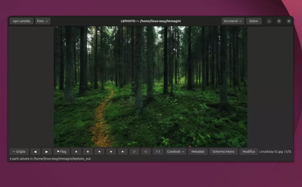 LePhoto editor immagini