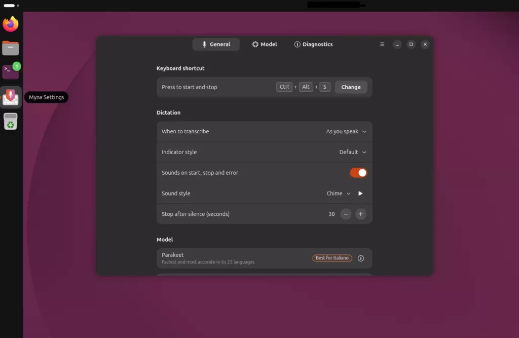 Myna Ubuntu Linux