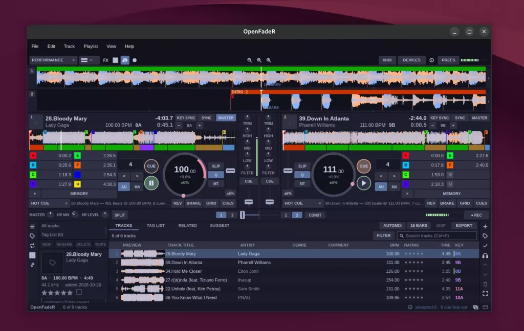 OpenFadeR