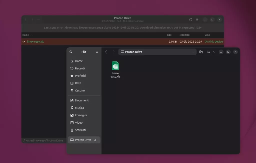 PHNX Drive Sync Ubuntu Linux