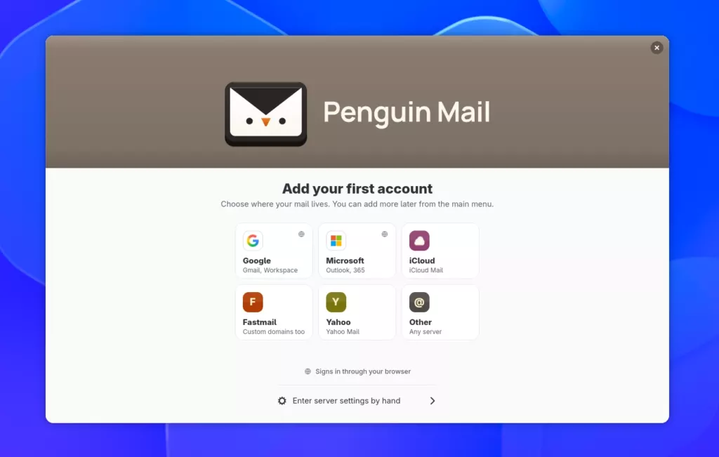 Penguin Mail Account