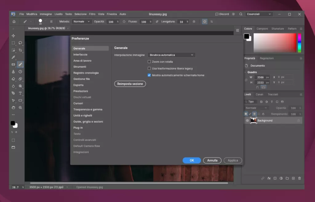 PhotoCraft Settings