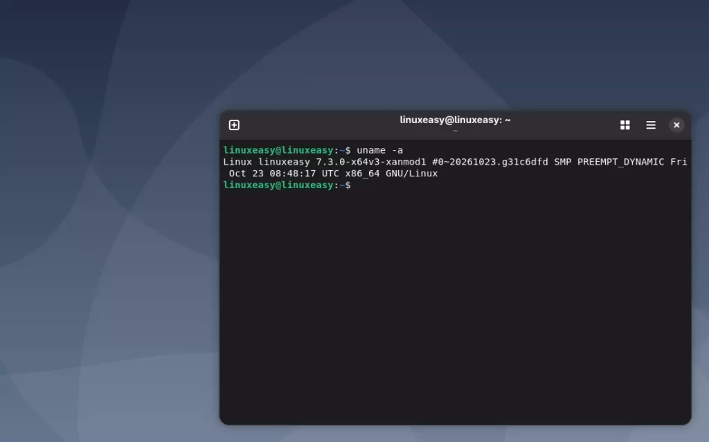 XanMod 7.3.0