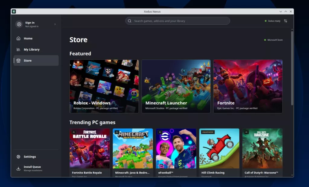 Xodus Nexus Linux