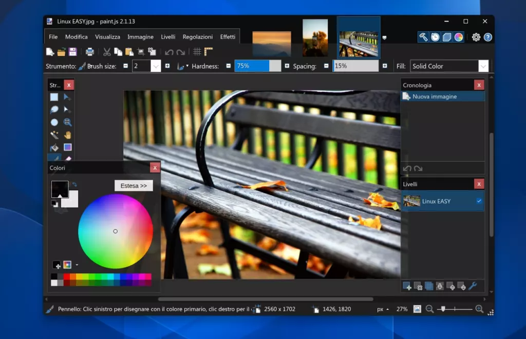 paint.js Linux