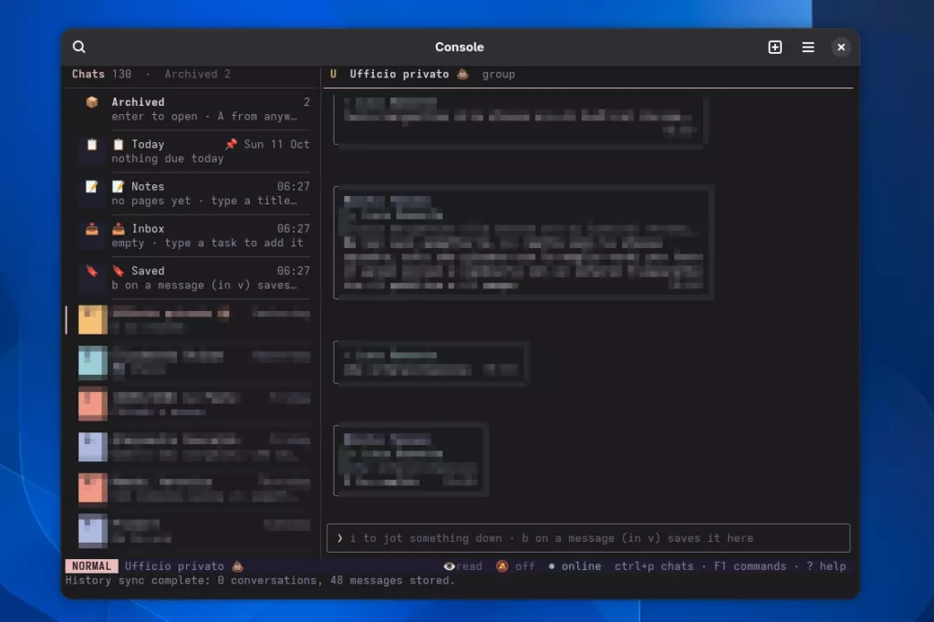 whatsapp-tui Linux